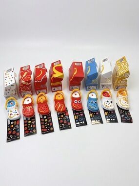 NEW Complete Set of 8 McDonald's x Crocs Happy Meal Toys (2024) Collectible